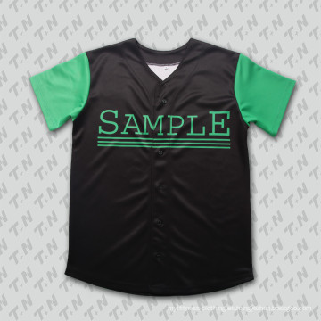 Jersey de béisbol de sublimación de poliéster clásico